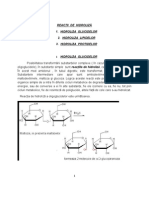 Reacţii de Hidroliză