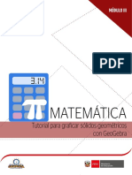 M3 B3 Matestudio Tutorial para Graficar Sólidos Geogebra PDF