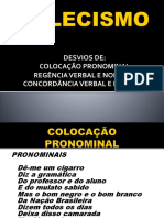 Solecismo Regencia Colocação Concordancia 4