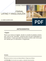 Sistema Notarial Latino y Anglosajón