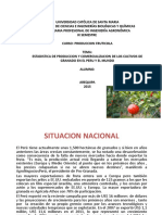 Estadistica Del Cultivo de Granado