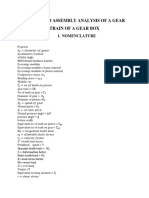 Design and Assembly Analysis