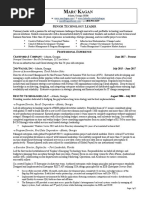 Marc Kagan Resume