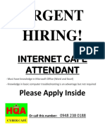 Urgent Hiring