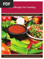 Salsa Recipes For Canning: A Pacific Northwest Extension Publication - Pnw395