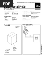 JBL jrx118sp PDF