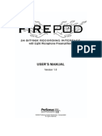 Presonus Firepod Manual