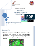 FCOQI - Sesión 01 - Introduccion A La Farmacoquimica PDF