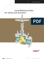 Orbit Tech Data Valves Actuators