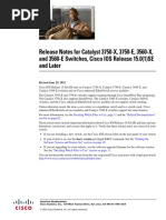Release Notes For Catalyst 3750-X, 3750-E, 3560-X, and 3560-E Switches, Cisco IOS Release 15.0 (1) SE and Later