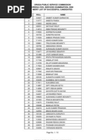 Final Ocs Result 2006