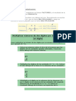 Términos de Una Multiplicación