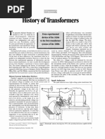 History of Transformer