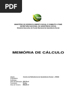 Arquivo Cras Memoria de Calculo