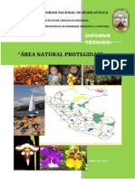 Informe Tecnico Areas Naturales Protegidas