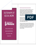 Dictionary of Social Work