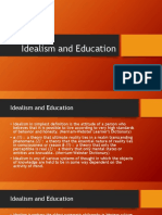 Idealism and Education