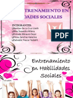 Entrenamiento Habilidades Sociales