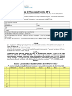 Modulo UNICO Riconoscimento CFU Uninettuno