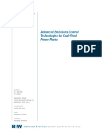 Advanced Emissions Control Technologies For Coal-Fired Power Plants