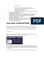 Just What Is SALVATION?: Definitions of Salvation On The Web