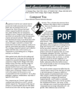 Compost Tea: Professional and Homeowner Applications - Soil Nutrient Analysis Laboratory