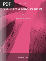 Check Point Security Management: Administration Guide