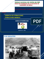 Gestion de Operaciones y Recursos Humanos Mineros