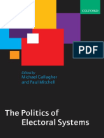 Michael Gallagher, Paul Mitchell-The Politics of Electoral Systems (2008)