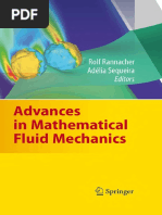 Advances in Mathematical Fluid Mechanics