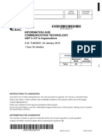 Gcse Information and Communication Technology: UNIT 3: ICT in Organisations