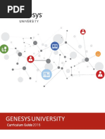 Genesys University Curriculum Guide 2016