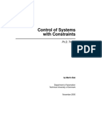 Control of Systems With Constraints PDF