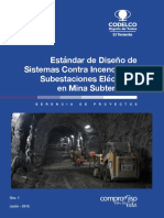 Estándar N°13 - Diseño de Sistemas Contra Incendio en SSEE Mina Subterránea