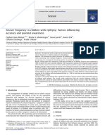 Seizure Frequency in Children With Epilepsy Factors Influencing