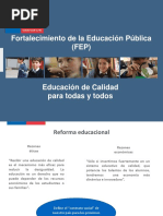 Fortalecimiento de La Educación Pública (FEP) : Nombre Del Área o Departamento