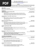 Christopher Smitherman II Resume