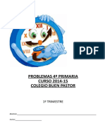 Cuadernillo Problemas 4º EP 1º TRIMESTRE Curso 2014-15