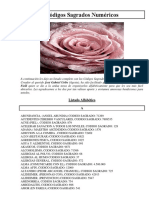 Cod - Sagrados. Numericos/enfermedades
