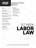 UP Labor Law Reviewer