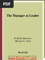 The Manager As Leader