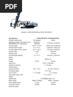 Specifications HCR1500-ED II / HCR1500-D20 II