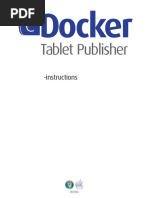 Tablet Publisher: - Instructions