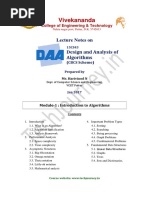 DAA Notes Module 1