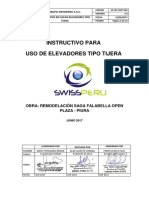 I.001 Instructivo Uso de Elevador de Plataforma