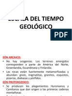 Escala Del Tiempo Geológico