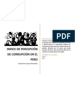 Monografia Indice Percepcion Corrupción en El Perú - PEDRO