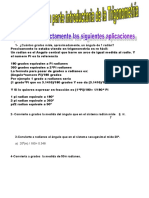 UNidad I Ejercicio Sobre Medición de Ángulos Y RAZONES TRIGONOMéTRICAS