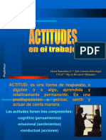 Actitudes en El Trabajo