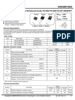 N-Channel Enhanced Mode TO-263/TO-220/TO-247 MOSFET: SW038R10ES